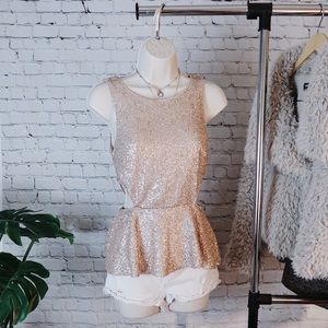 Sparkly Sequins Celebration Party NYE Top